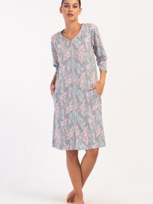 Woman Mesa Big Size Supreme Zipper Detail Home Dress Woman Mesa Big Size Supreme Zipper Detail Home Dress