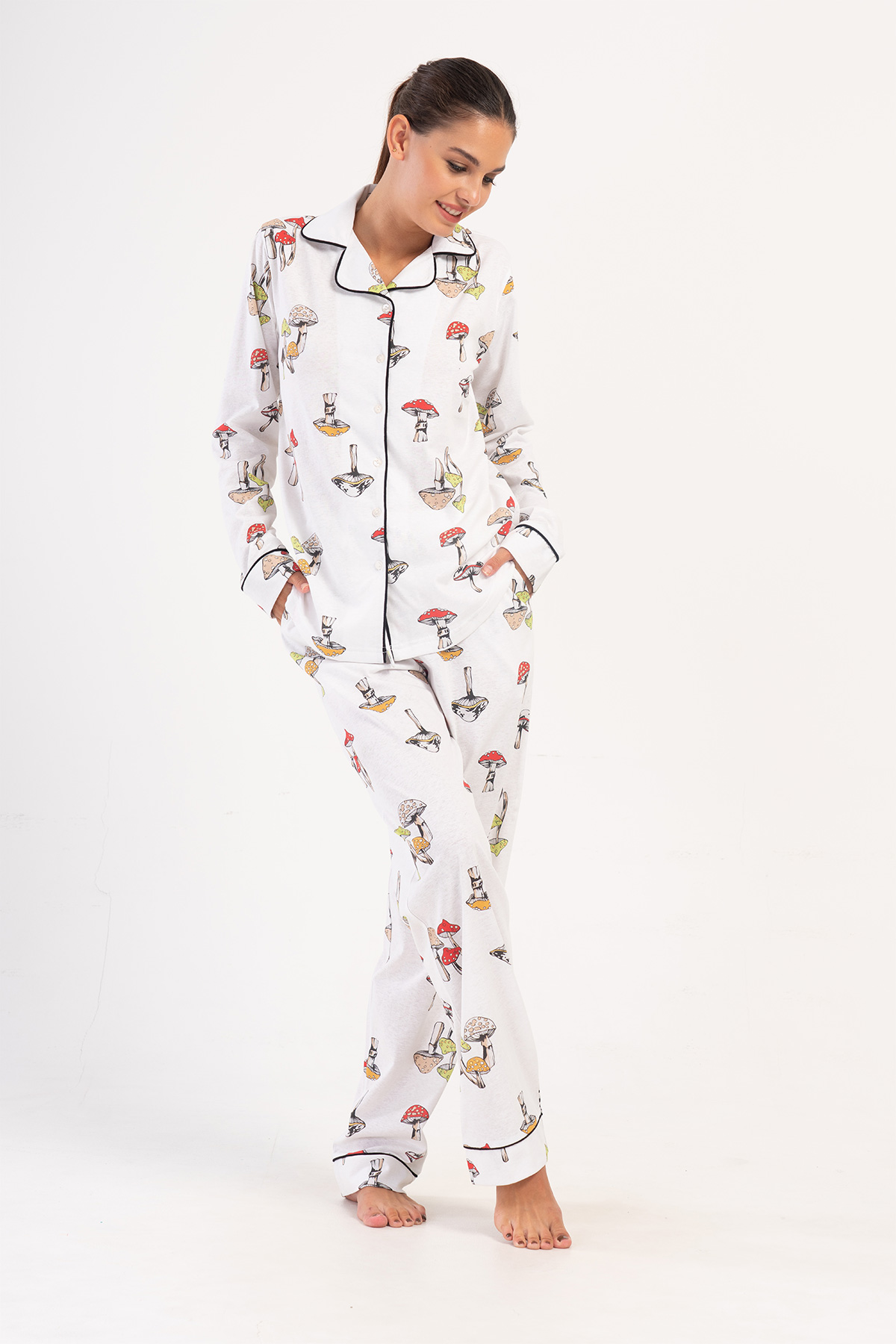 Woman Supreme Petra Shirt Neck Pyjama Set Woman Supreme Petra Shirt Neck Pyjama Set
