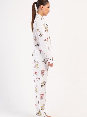 Woman Supreme Petra Shirt Neck Pyjama Set Woman Supreme Petra Shirt Neck Pyjama Set
