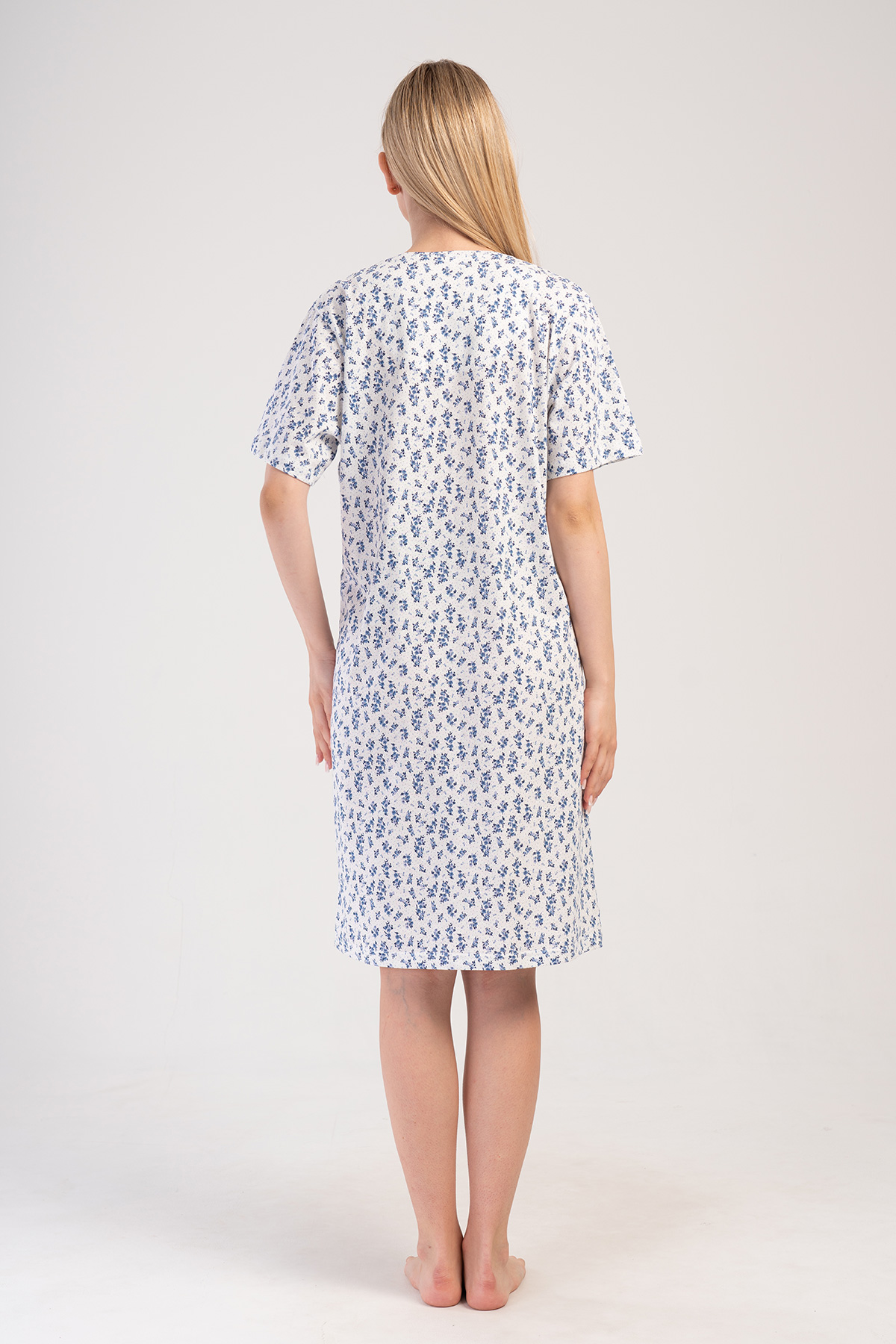 Woman Ane Supreme Buttoned Short Sleeve Pregnant Tunic Woman Ane Supreme Buttoned Short Sleeve Pregnant Tunic
