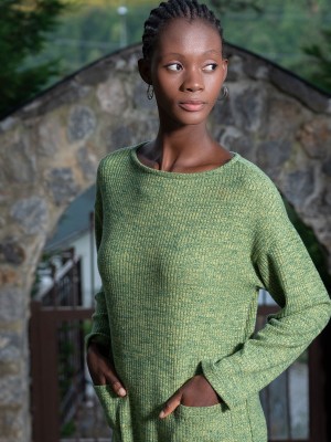 Woman Lycra Herbal Low Shoulder Dress Woman Lycra Herbal Low Shoulder Dress