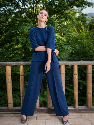 Woman Full Lycra Pocket Detail Pant Set Woman Full Lycra Pocket Detail Pant Set