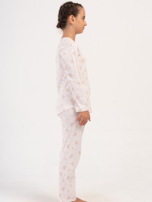 Kids' Girl Beige Supreme Pyjama Set Kids' Girl Beige Supreme Pyjama Set