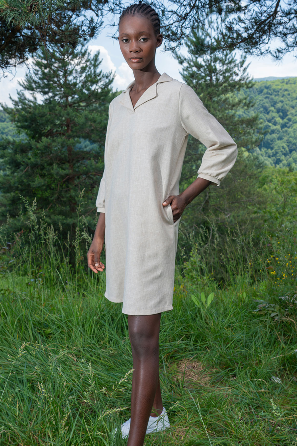 Woman Mare Linen Dress Woman Mare Linen Dress