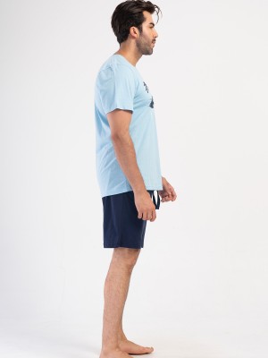 Man Supreme Refty O Neck Short Sleeve Short Set Man Supreme Refty O Neck Short Sleeve Short Set