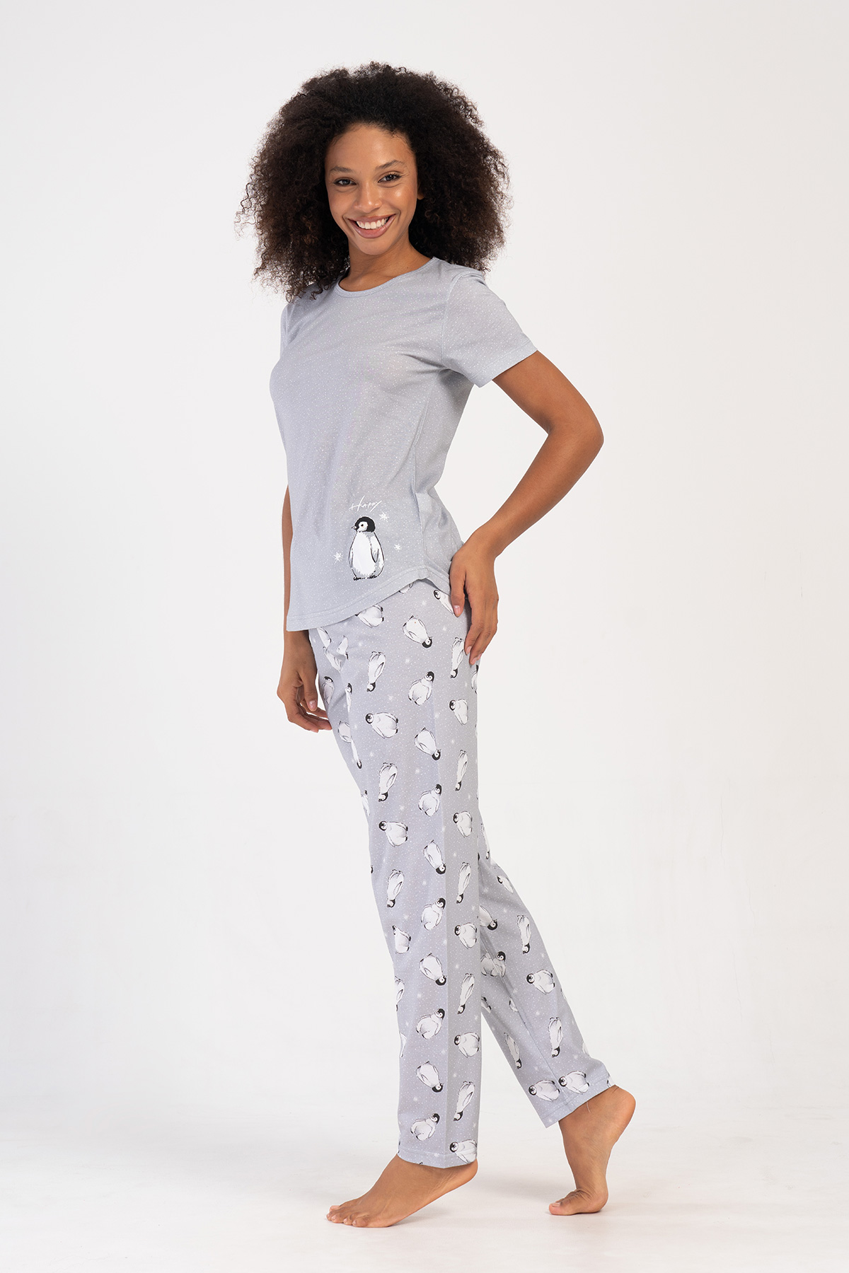Woman Supreme Penguee Pyjama Set Woman Supreme Penguee Pyjama Set