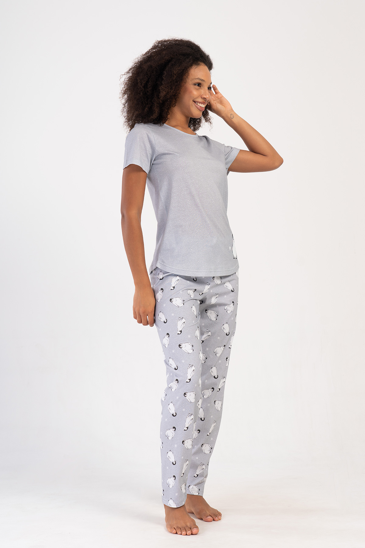 Woman Supreme Penguee Pyjama Set Woman Supreme Penguee Pyjama Set