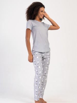 Woman Supreme Penguee Pyjama Set Woman Supreme Penguee Pyjama Set