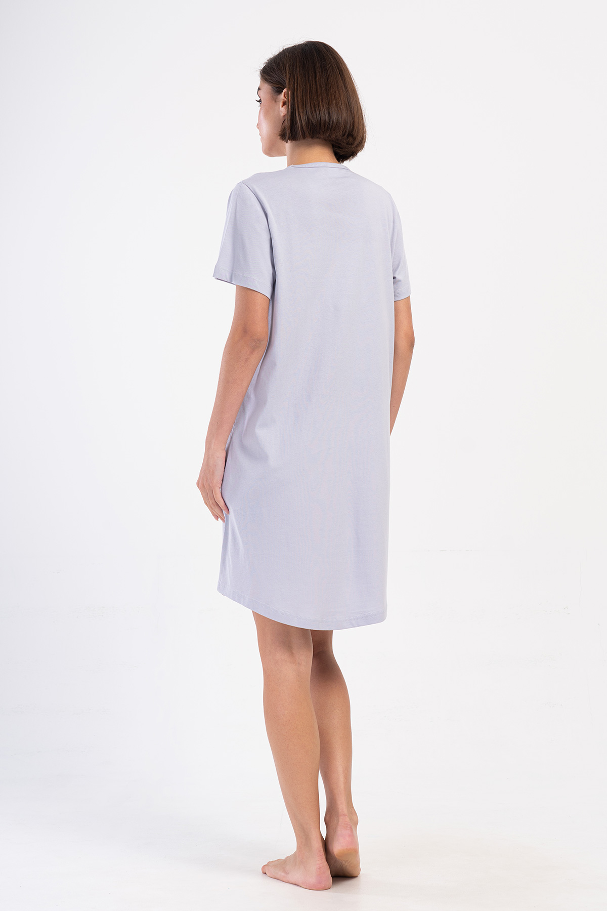 Woman Grateful Supreme O Neck Short Sleeve Tunic Woman Grateful Supreme O Neck Short Sleeve Tunic
