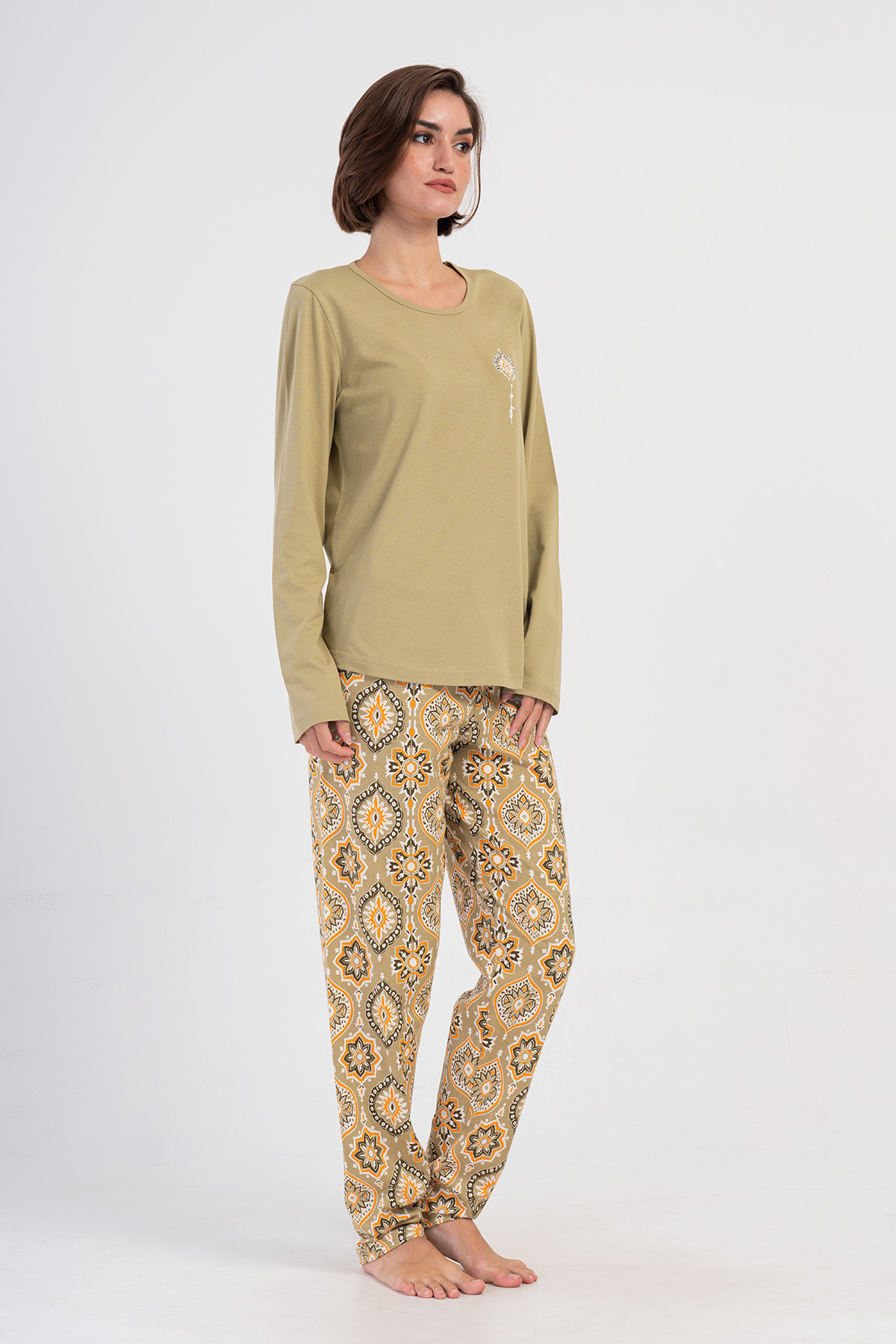 Woman Supreme Big Size Melan Pyjama Set Woman Supreme Big Size Melan Pyjama Set