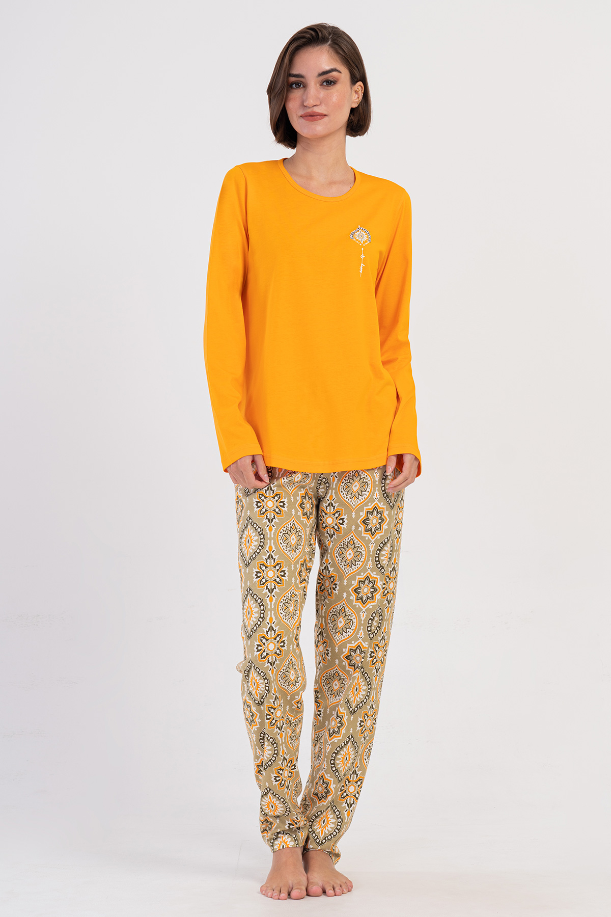 Woman Supreme Big Size Melan Pyjama Set Woman Supreme Big Size Melan Pyjama Set