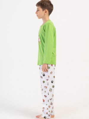 Kids' Boy Green Supreme Pyjama Set Kids' Boy Green Supreme Pyjama Set
