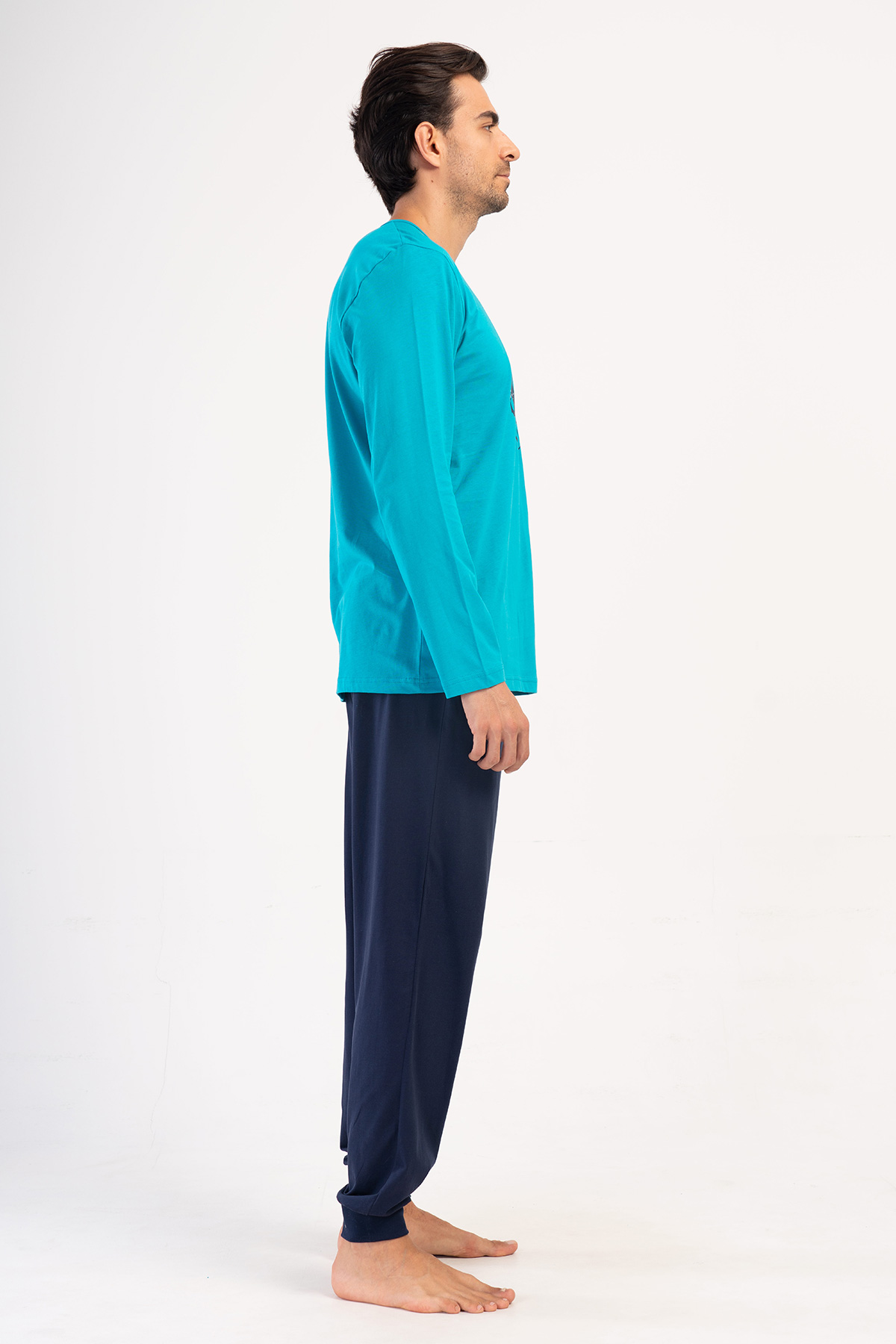 Man Reda Supreme Big Size Pocket Detail Pyjama Set Man Reda Supreme Big Size Pocket Detail Pyjama Set