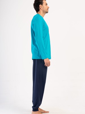 Man Reda Supreme Big Size Pocket Detail Pyjama Set Man Reda Supreme Big Size Pocket Detail Pyjama Set