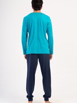 Man Reda Supreme Big Size Pocket Detail Pyjama Set Man Reda Supreme Big Size Pocket Detail Pyjama Set