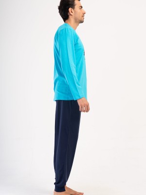 Man Reda Supreme Big Size Pocket Detail Pyjama Set Man Reda Supreme Big Size Pocket Detail Pyjama Set