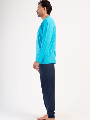 Man Reda Supreme Big Size Pocket Detail Pyjama Set Man Reda Supreme Big Size Pocket Detail Pyjama Set