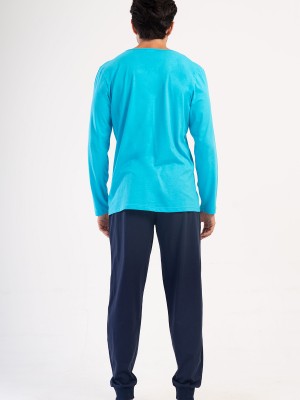 Man Reda Supreme Big Size Pocket Detail Pyjama Set Man Reda Supreme Big Size Pocket Detail Pyjama Set