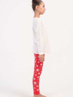 Kids' Girl Christmas Theme Supreme Pyjama Set Kids' Girl Christmas Theme Supreme Pyjama Set