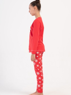 Kids' Girl Christmas Theme Supreme Pyjama Set Kids' Girl Christmas Theme Supreme Pyjama Set