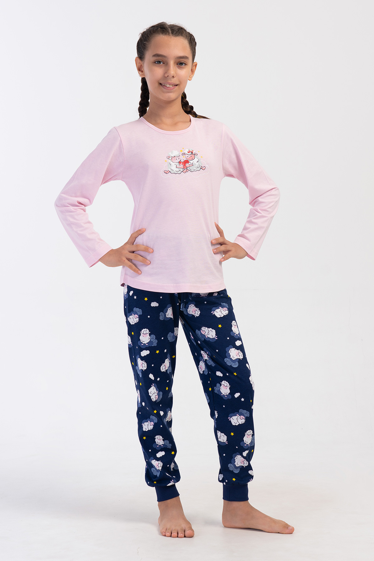 Kids' Girl Pinky Supreme Pyjama Set Kids' Girl Pinky Supreme Pyjama Set