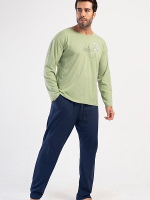 Man Supreme Big Size Tally Pyjama Set Man Supreme Big Size Tally Pyjama Set