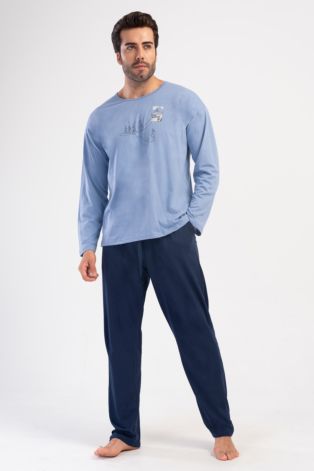 Man Supreme Big Size Tally Pyjama Set Man Supreme Big Size Tally Pyjama Set