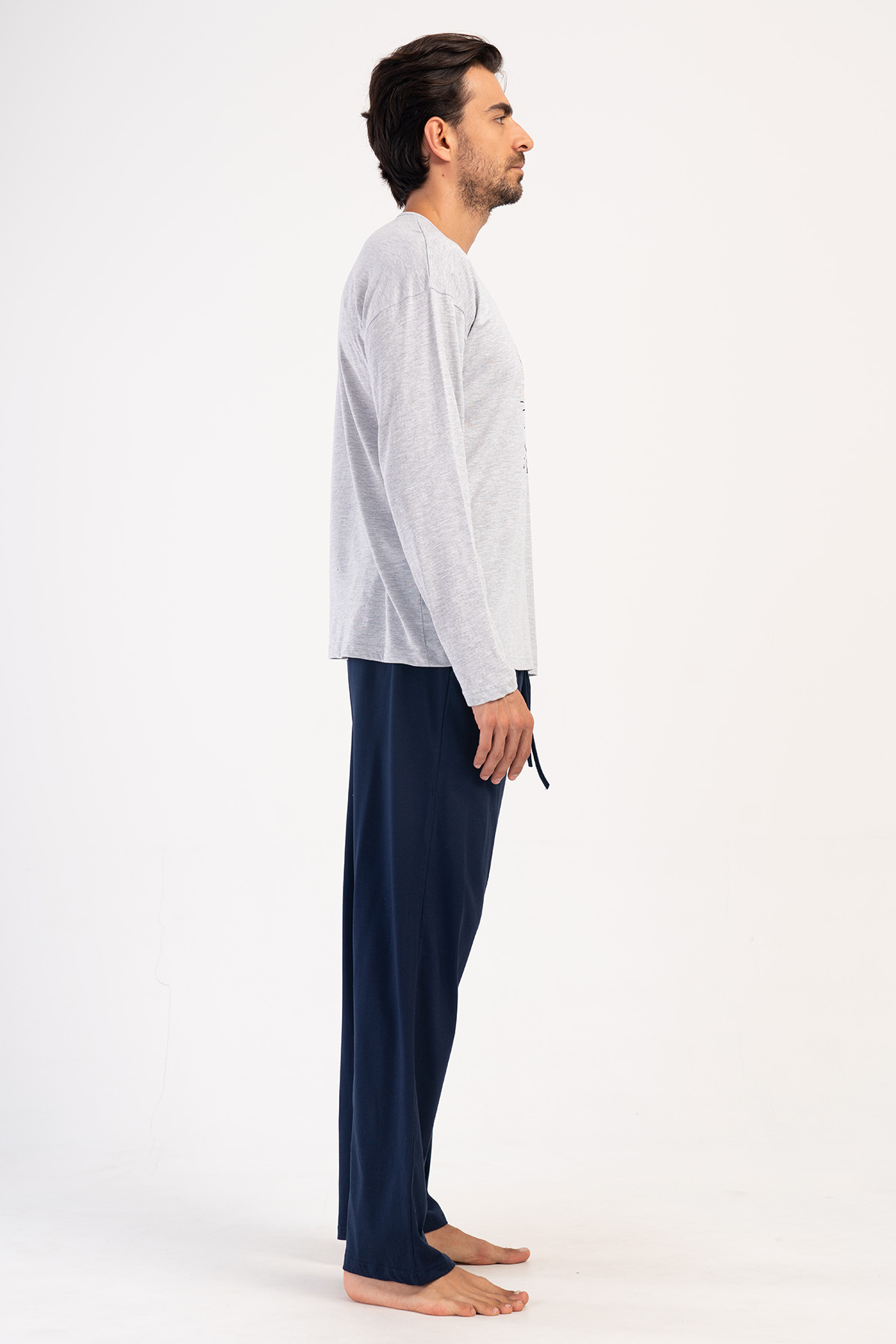 Man Saphire Supreme Big Size Pocket Detail Pyjama Set Man Saphire Supreme Big Size Pocket Detail Pyjama Set