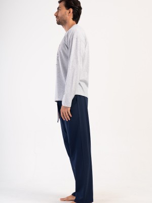 Man Saphire Supreme Big Size Pocket Detail Pyjama Set Man Saphire Supreme Big Size Pocket Detail Pyjama Set