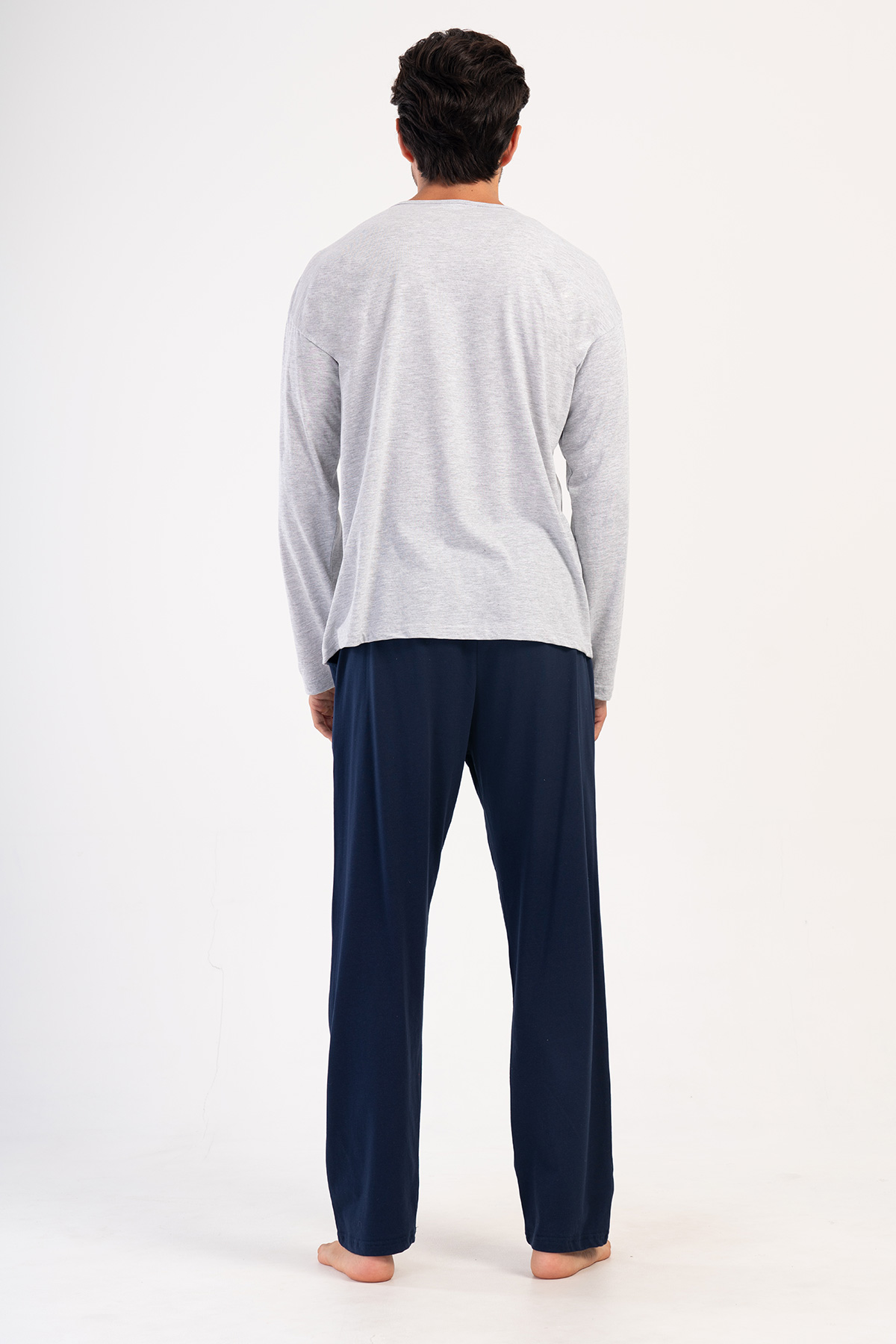 Man Saphire Supreme Big Size Pocket Detail Pyjama Set Man Saphire Supreme Big Size Pocket Detail Pyjama Set