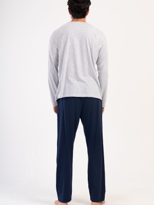 Man Saphire Supreme Big Size Pocket Detail Pyjama Set Man Saphire Supreme Big Size Pocket Detail Pyjama Set
