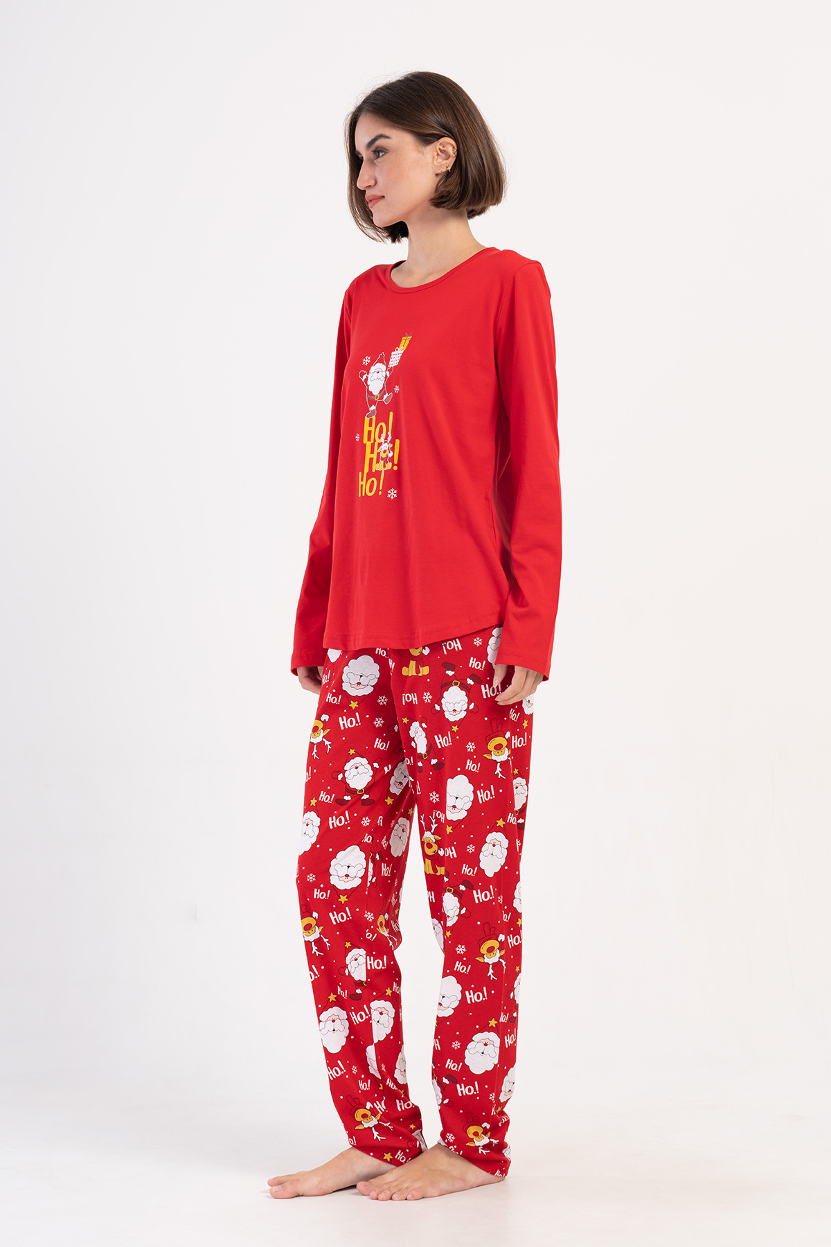 Woman Supreme Big Size Scarlet Christmas Pyjama Set Woman Supreme Big Size Scarlet Christmas Pyjama Set