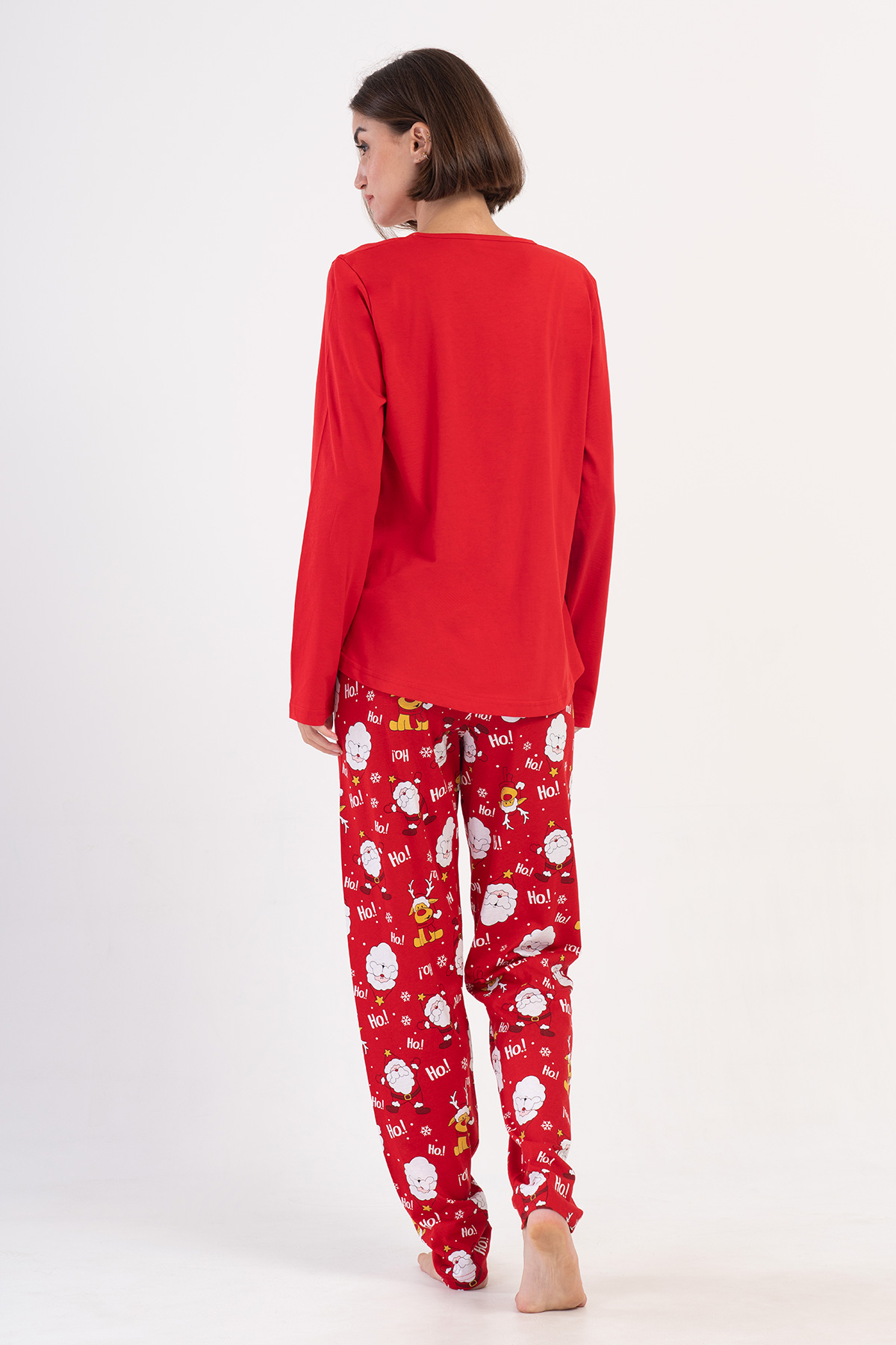 Woman Supreme Big Size Scarlet Christmas Pyjama Set Woman Supreme Big Size Scarlet Christmas Pyjama Set