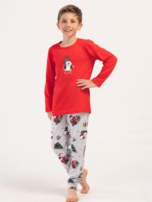 Kids' Boy Gelly Christmas Long Sleeve Pyjama Set Kids' Boy Gelly Christmas Long Sleeve Pyjama Set