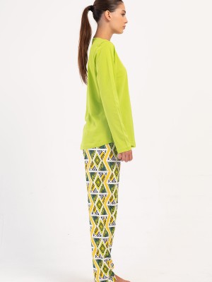 Woman Neon Supreme Big Size Pyjama Set Woman Neon Supreme Big Size Pyjama Set