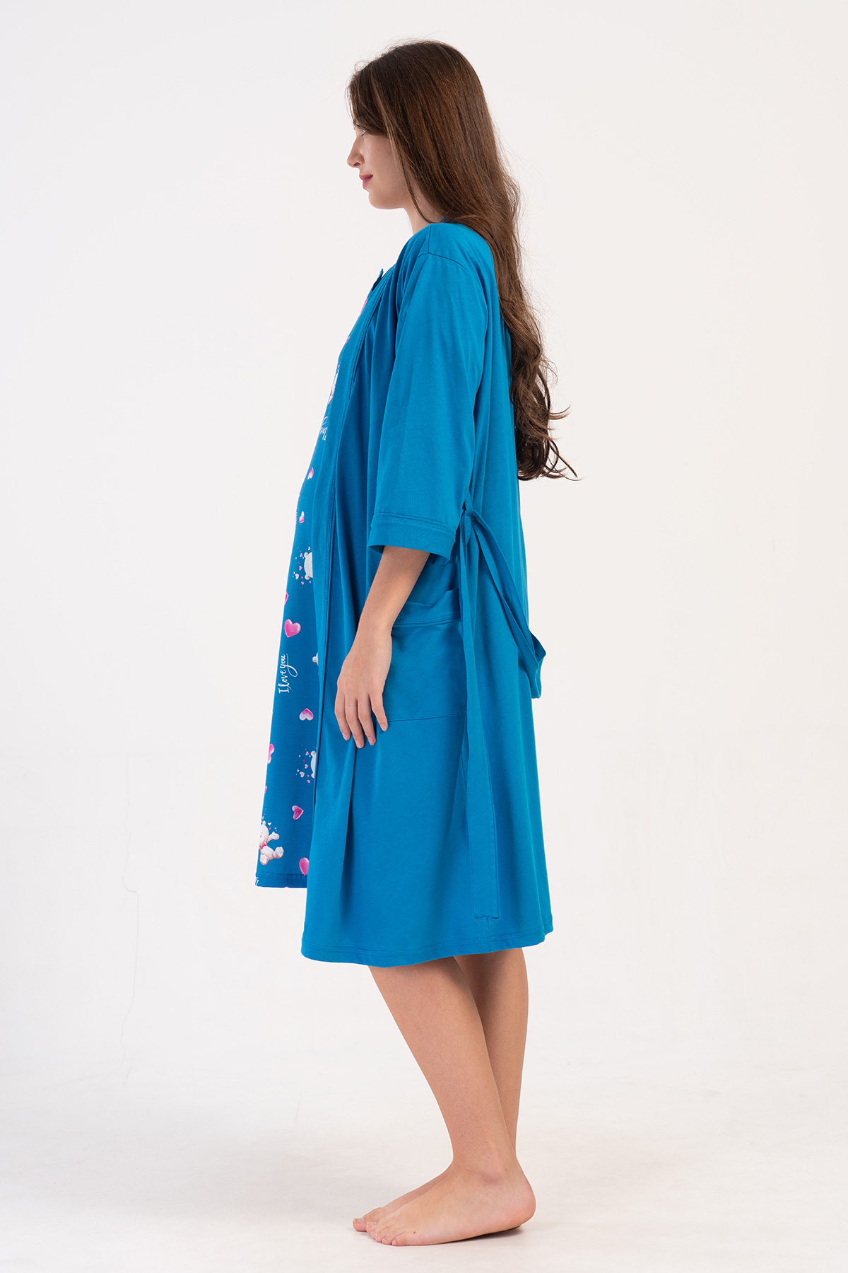 Woman Supreme Una Pregnant Dressing Gown Set Woman Supreme Una Pregnant Dressing Gown Set