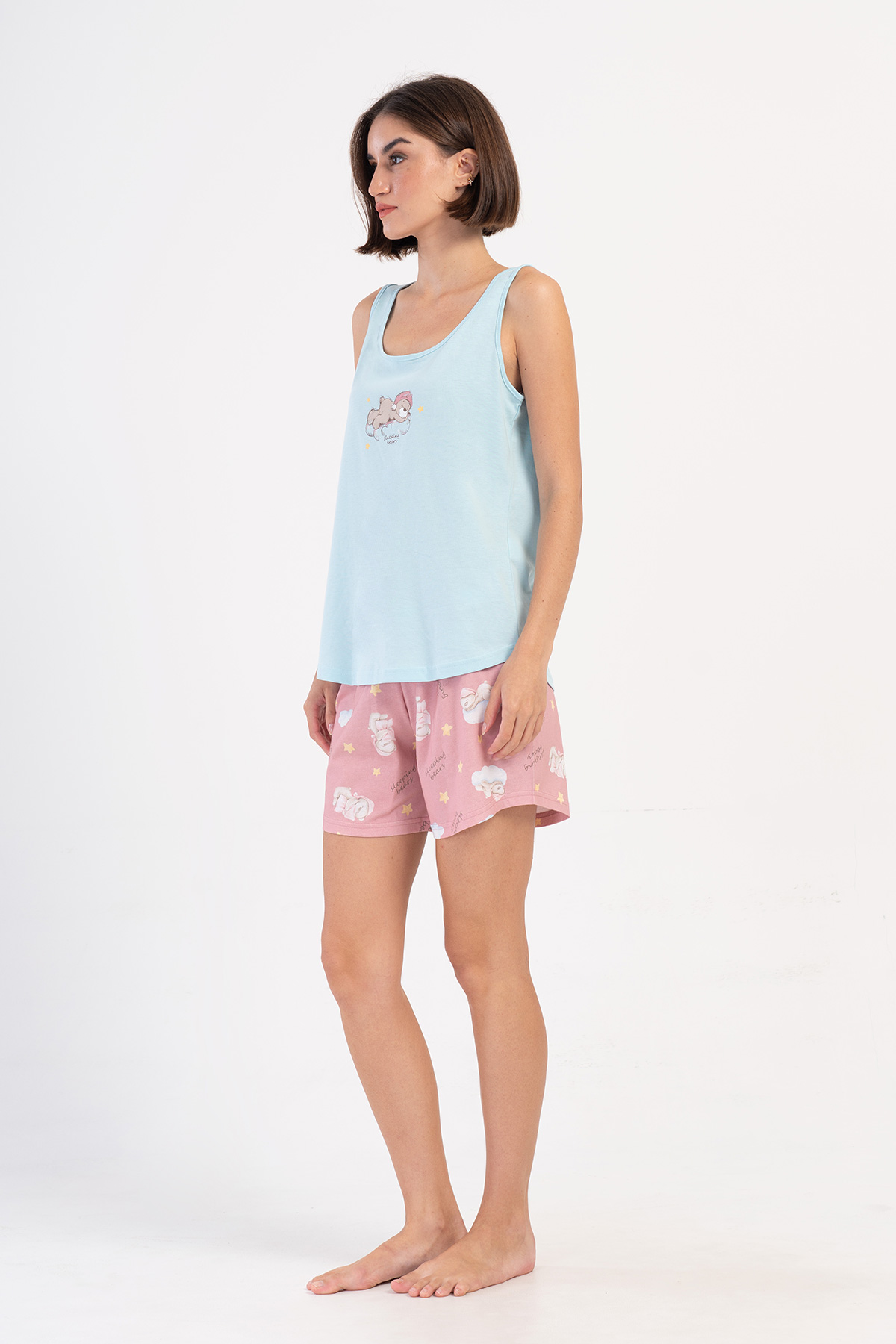 Woman Supreme Sleepy Sleeveless Short Set Woman Supreme Sleepy Sleeveless Short Set