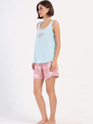 Woman Supreme Sleepy Sleeveless Short Set Woman Supreme Sleepy Sleeveless Short Set