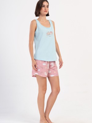 Woman Supreme Sleepy Sleeveless Short Set Woman Supreme Sleepy Sleeveless Short Set