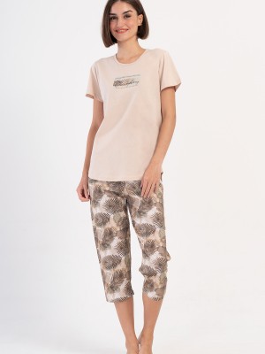 Woman Supreme Pine Capri Set Woman Supreme Pine Capri Set