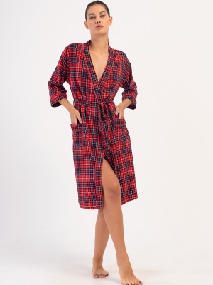 Woman Scarlet Supreme Poor Sleeve Dressing Gown Woman Scarlet Supreme Poor Sleeve Dressing Gown