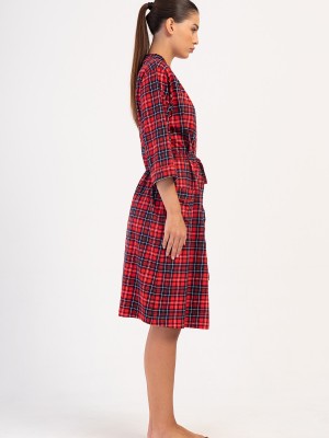 Woman Scarlet Supreme Poor Sleeve Dressing Gown Woman Scarlet Supreme Poor Sleeve Dressing Gown