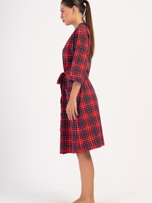 Woman Scarlet Supreme Poor Sleeve Dressing Gown Woman Scarlet Supreme Poor Sleeve Dressing Gown