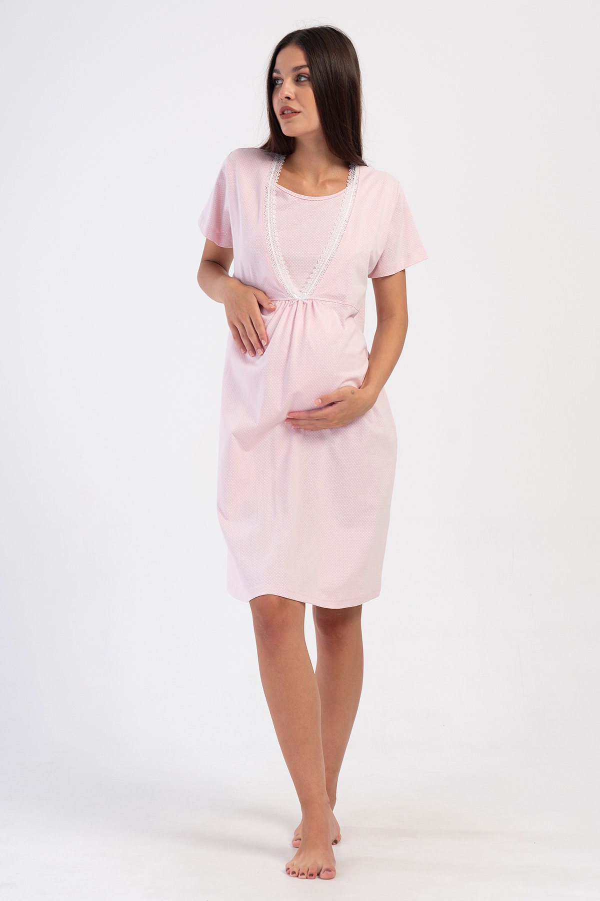 Woman Supreme Vaco Lace Detail Pregnant Tunic Woman Supreme Vaco Lace Detail Pregnant Tunic