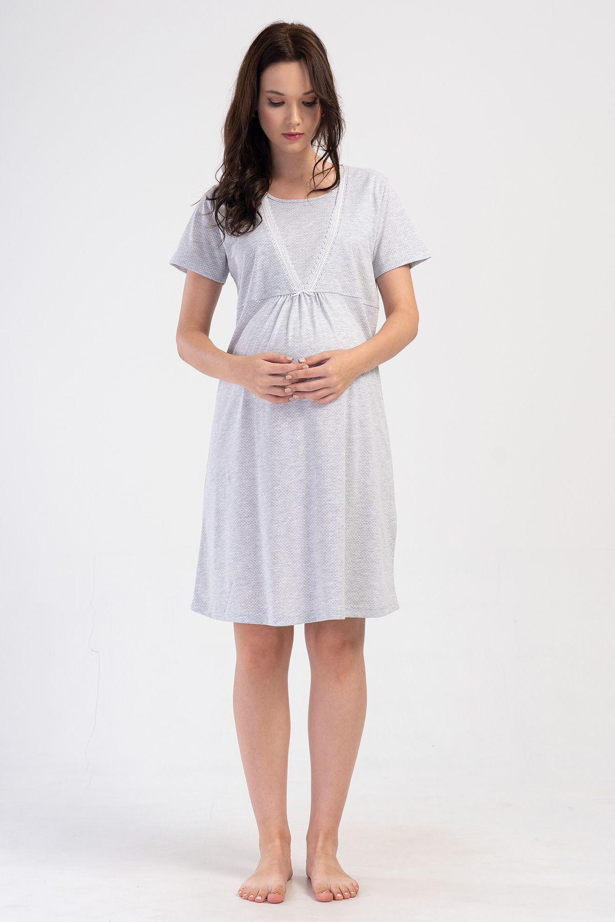 Woman Supreme Vaco Lace Detail Pregnant Tunic Woman Supreme Vaco Lace Detail Pregnant Tunic