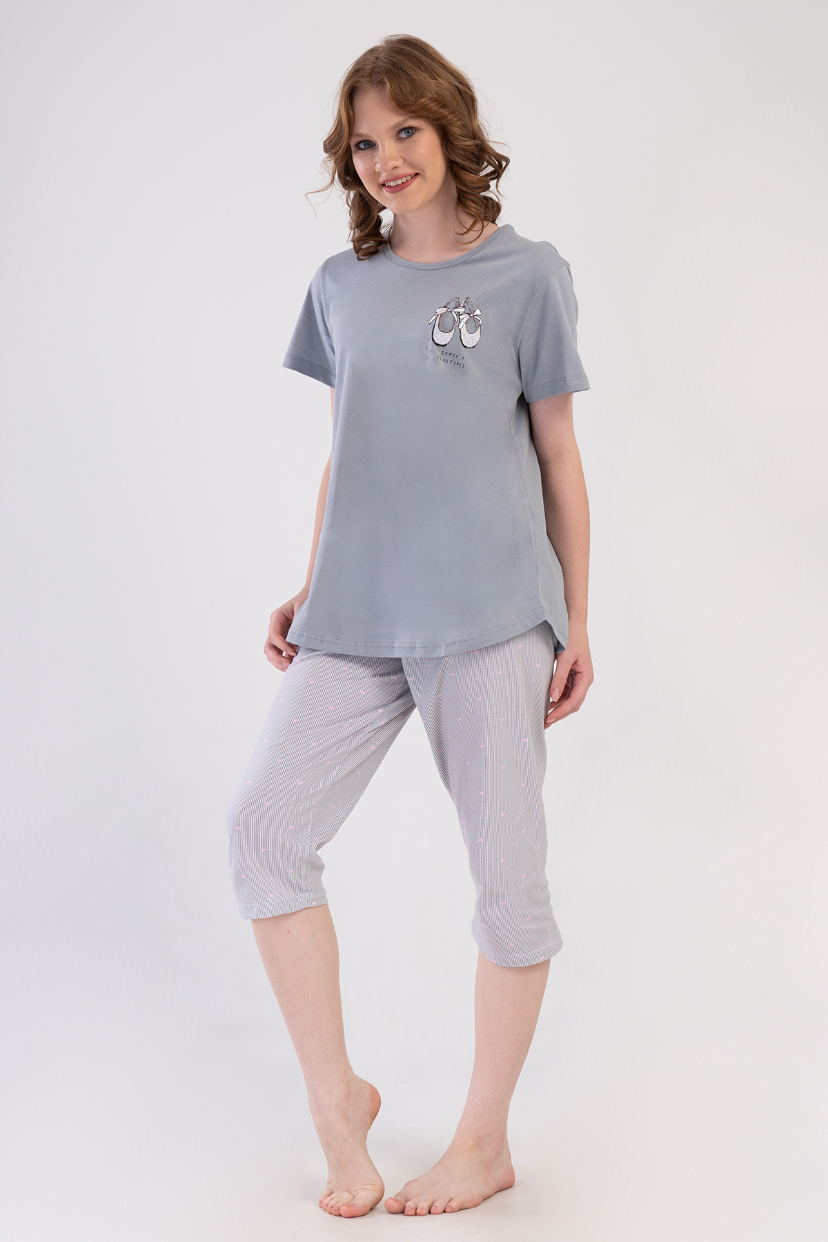 Woman Supreme Big Size Veda Capri Set Woman Supreme Big Size Veda Capri Set