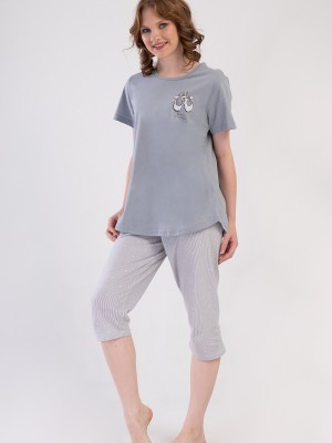 Woman Supreme Big Size Veda Capri Set Woman Supreme Big Size Veda Capri Set