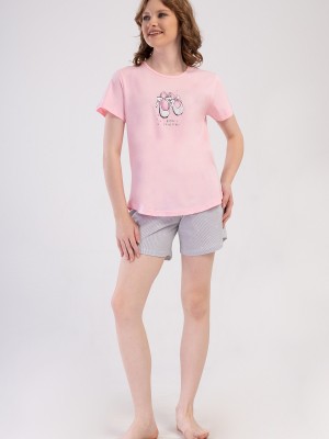 Woman Supreme Veda Short Sleeve Short Set Woman Supreme Veda Short Sleeve Short Set