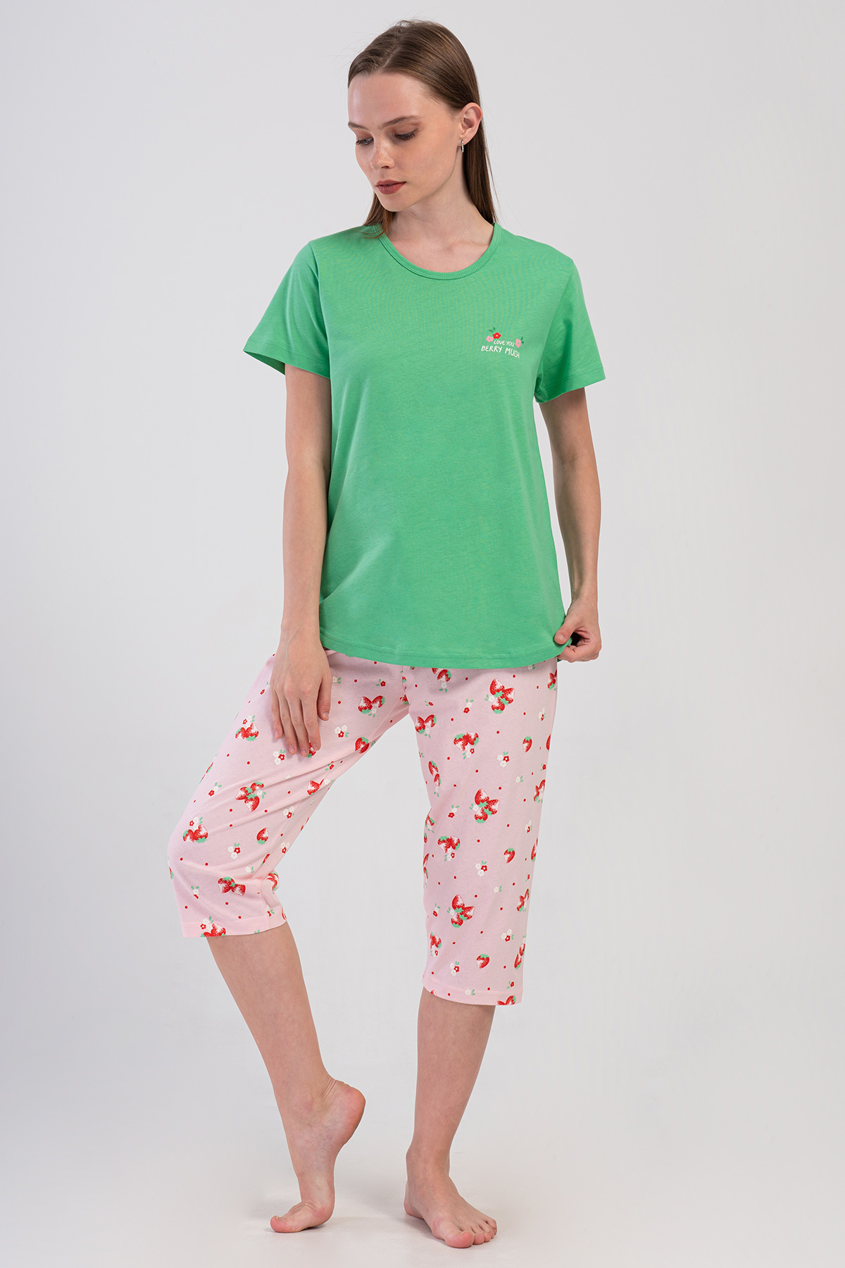 Woman Supreme Big Size Geda Capri Set Woman Supreme Big Size Geda Capri Set