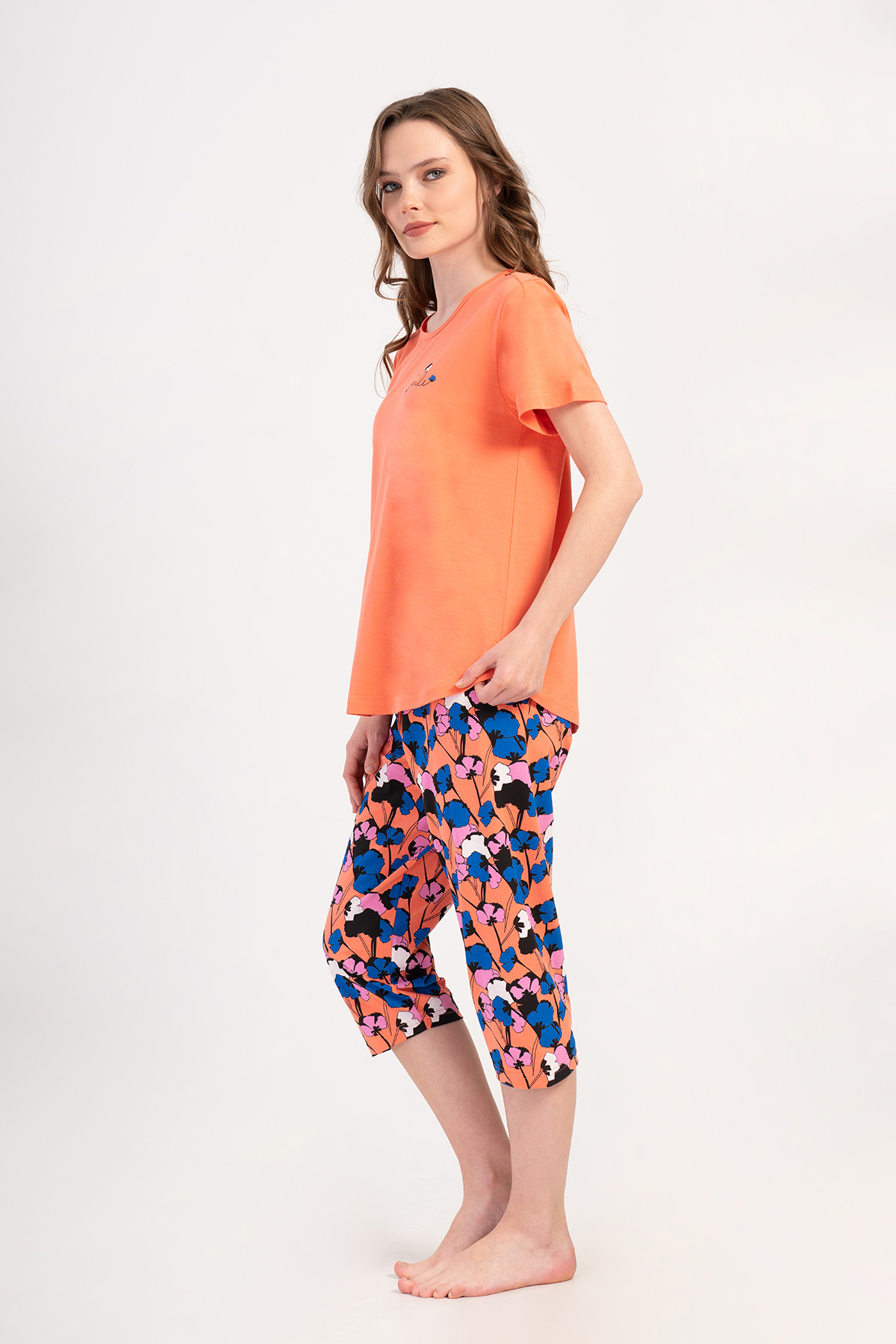 Woman Supreme Big Size Saqa Capri Set Woman Supreme Big Size Saqa Capri Set
